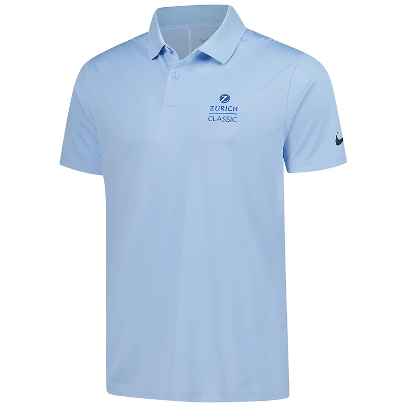 Men's Nike  Light Blue The Zurich Classic Victory Solid Performance Polo