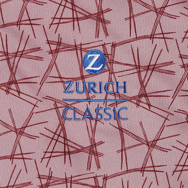 Men's Nike Purple The Zurich Classic Longleaf Performance Polo