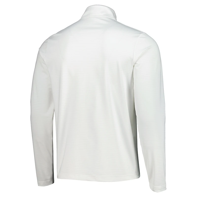 Pull Nike blanc The Zurich Classic Victory Performance à quart de zip pour homme