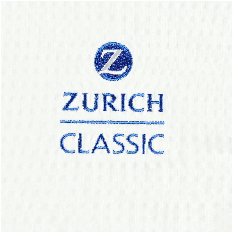 Pull Nike blanc The Zurich Classic Victory Performance à quart de zip pour homme