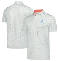 Men's Puma  Aqua The Zurich Classic Pique Botanic Polo