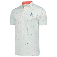 Men's Puma  Aqua The Zurich Classic Pique Botanic Polo
