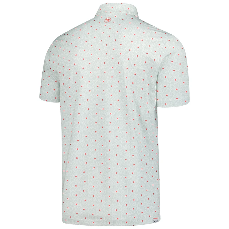 Men's Puma  Aqua The Zurich Classic Pique Botanic Polo