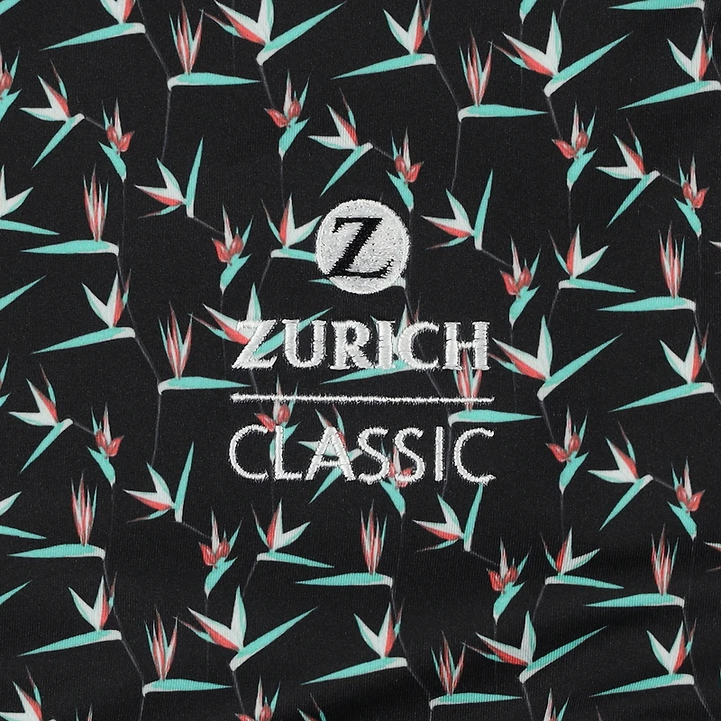 Polo Puma noir The Zurich Classic MATTR Paradise pour homme