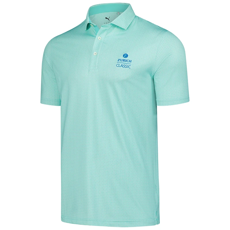 Polo Puma Turquoise The Zurich Classic MATTR Tile pour homme
