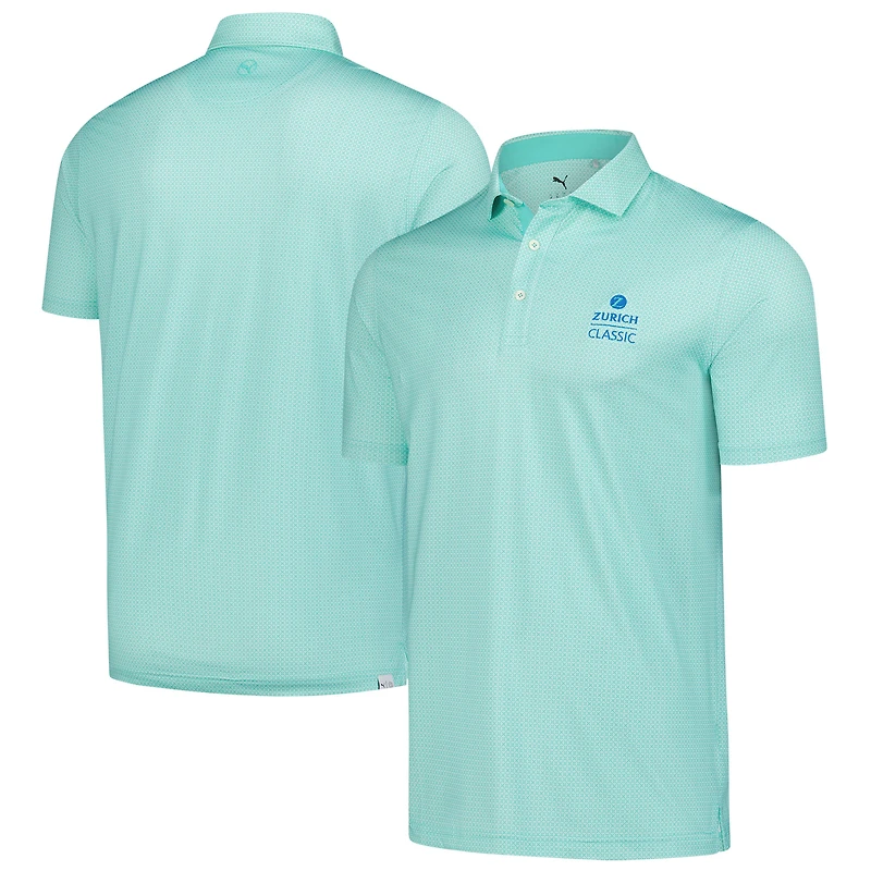 Polo Puma Turquoise The Zurich Classic MATTR Tile pour homme