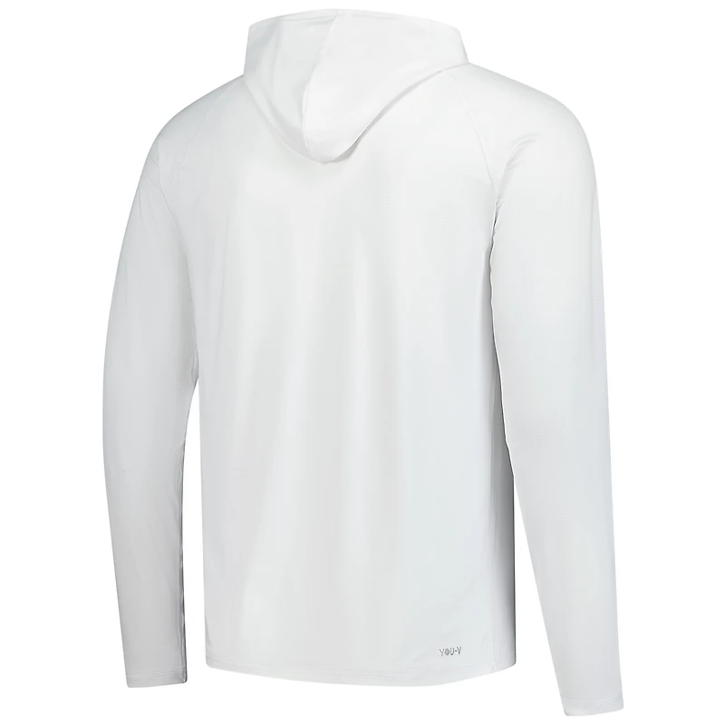 Sweat à capuche raglan Puma The Zurich Classic You-V pour homme blanc