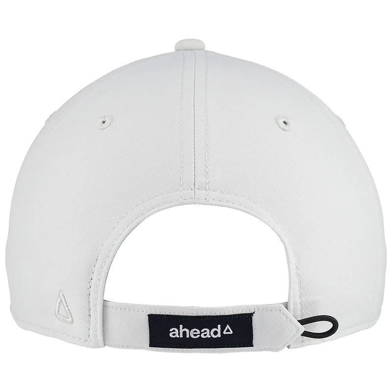Men's Ahead Light Gray The Zurich Classic Frio Tech Adjustable Hat