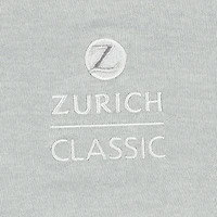 Men's FootJoy Gray Zurich Classic Heather Yoke Half-Zip Jacket