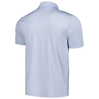 Polo bleu Under Armour The Zurich Classic Playoff 3.0 en jacquard corail pour homme