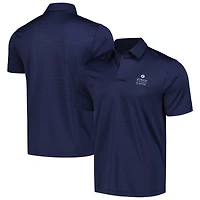 Men's Under Armour Navy The Zurich Classic Tips Jacquard Polo