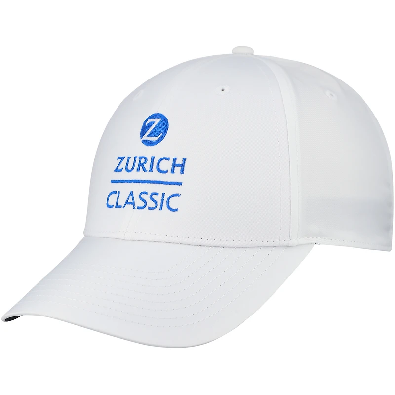 Casquette ajustable Nike blanche unisexe The Zurich Classic Performance Club