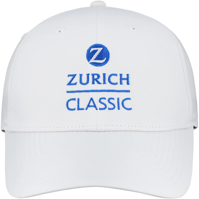 Casquette ajustable Nike blanche unisexe The Zurich Classic Performance Club