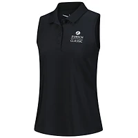 Polo sans manches Nike The Zurich Classic Performance pour femme, noir