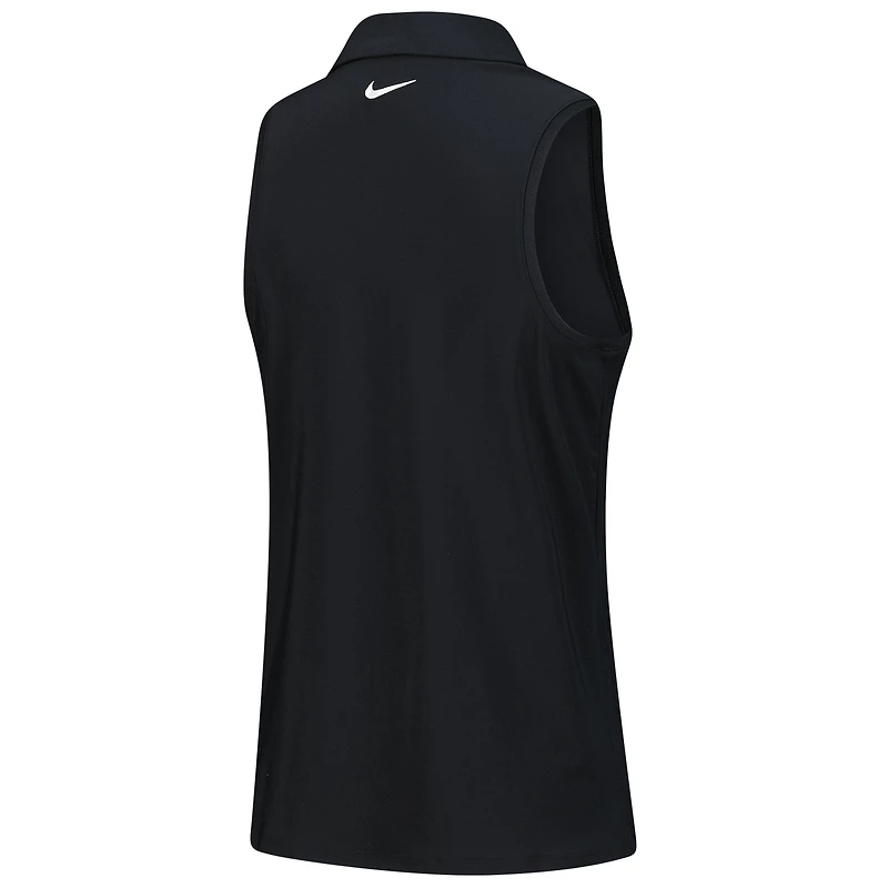 Polo sans manches Nike The Zurich Classic Performance pour femme, noir