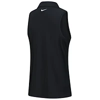 Polo sans manches Nike The Zurich Classic Performance pour femme, noir
