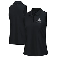 Polo sans manches Nike The Zurich Classic Performance pour femme, noir