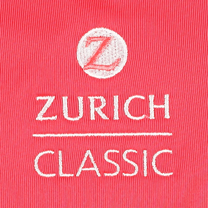 Women's Under Armour Pink The Zurich Classic Tee To Green Polo
