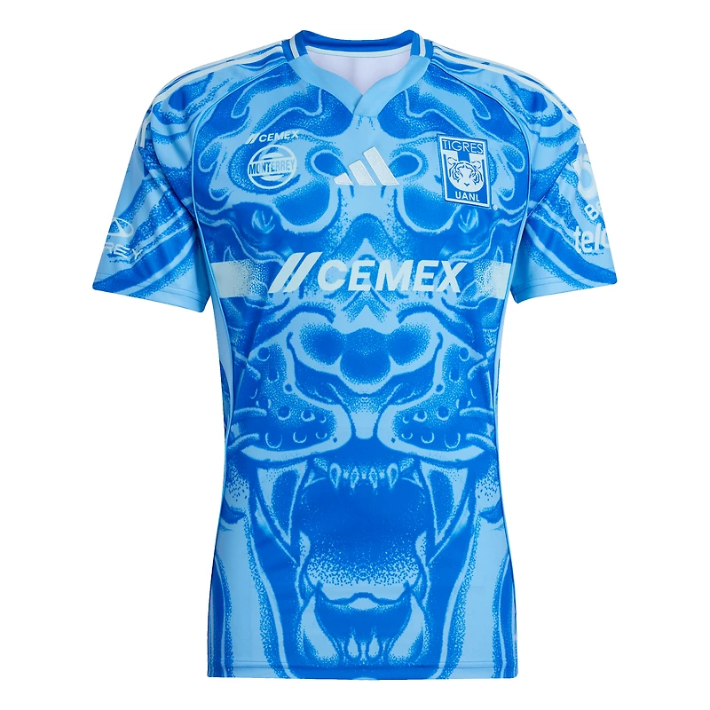 Men's  adidas Blue Tigres UANL 2025/26 Away Replica Jersey