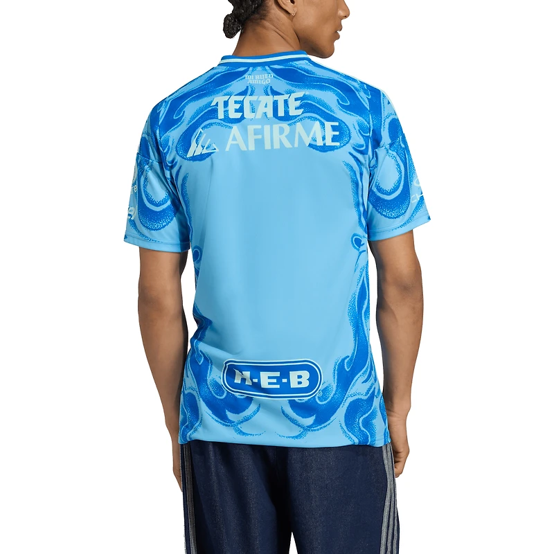 Men's  adidas Blue Tigres UANL 2025/26 Away Replica Jersey