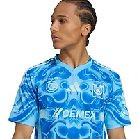 Men's  adidas Blue Tigres UANL 2025/26 Away Replica Jersey