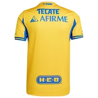 Men's adidas Gold Tigres UANL 2025/26 Home Authentic Jersey