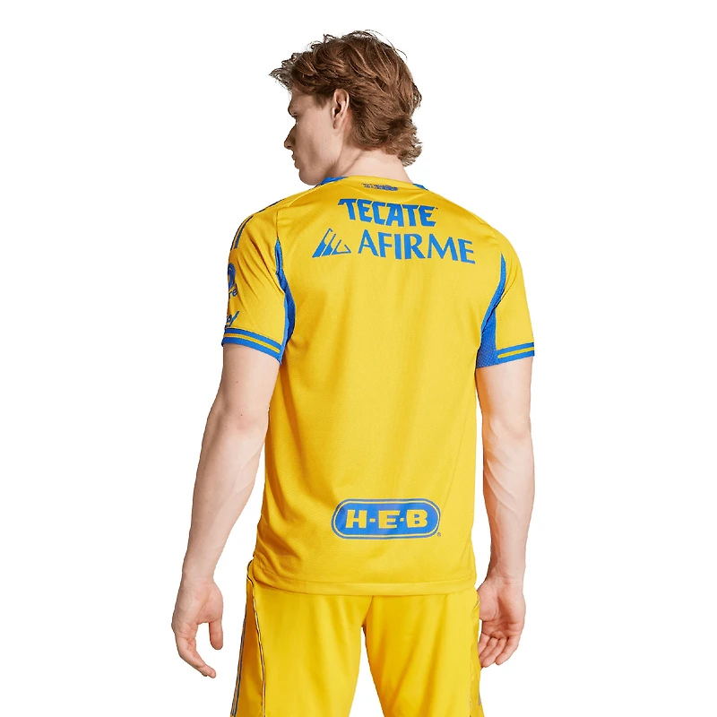 Maillot adidas Gold Tigres UANL 2025/26 Réplique domicile pour homme