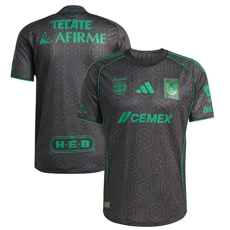 Maillot adidas Tigres UANL 2025/26 troisième sur le terrain authentique pour homme