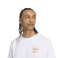 T-shirt graphique adidas blanc pour homme, collection Tigres UANL Terrace Icons