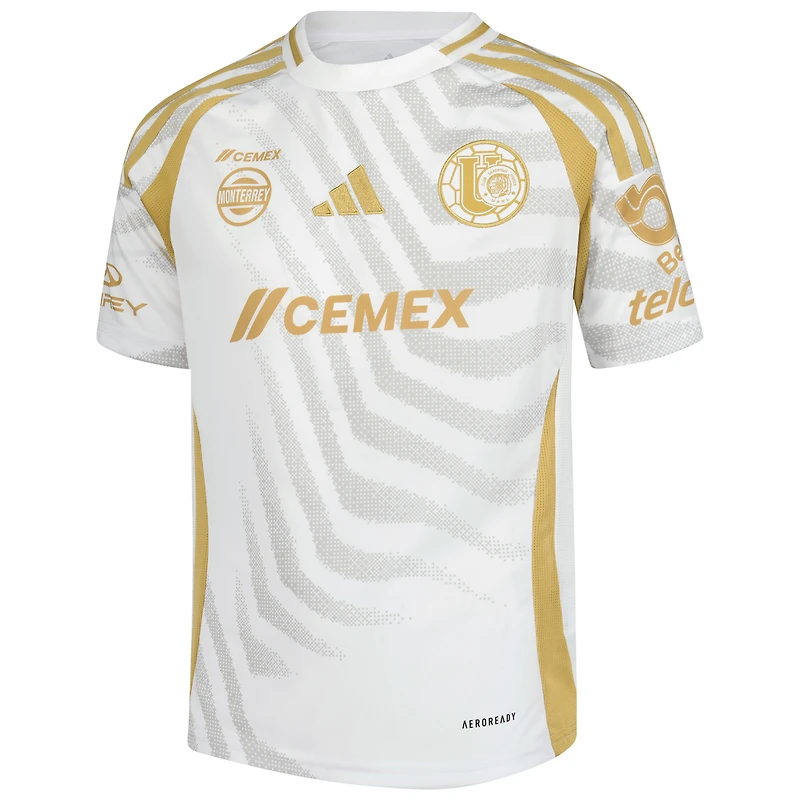 Youth adidas White Tigres UANL 2024/25 Replica Jersey