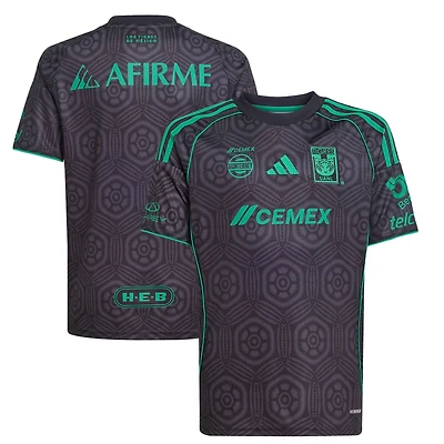 Youth adidas  Gray Tigres UANL 2025/26 Third Replica Jersey