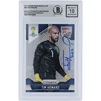 Carte autographiée de Tim Howard (USMNT) - Coupe du Monde 2014 Panini Prizm n° 66 - Authentifiée par Beckett Fanatics Witnessed (n° 10)