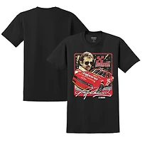 T-shirt tri-blend noir pour homme de la collection Hendrick Motorsports Team, motif voiture Folgers Tim Richmond