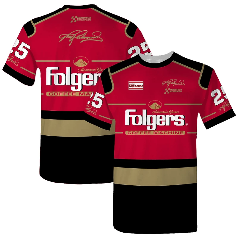 Men's Hendrick Motorsports Team Collection Red Tim Richmond Folgers Legend Uniform T-Shirt