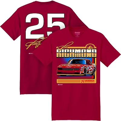 T-shirt homme Hendrick Motorsports Team Collection rouge Tim Richmond #25 Folgers Legends