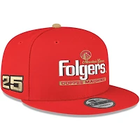 Men's New Era  Scarlet Tim Richmond 9FIFTY Snapback Adjustable Hat