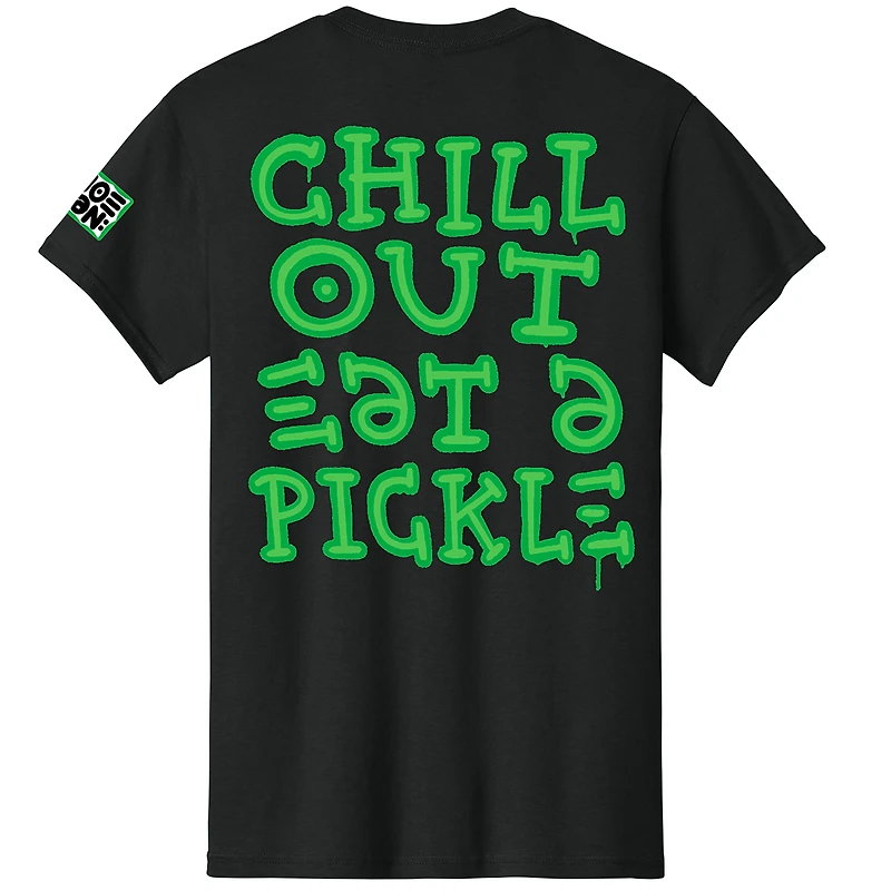 T-shirt noir pour homme de Todd Gilliland Grillo's Pickles, inspiré du sport automobile au premier rang