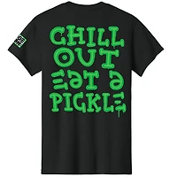 T-shirt noir pour homme de Todd Gilliland Grillo's Pickles, inspiré du sport automobile au premier rang