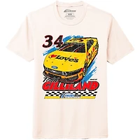 T-shirt pour homme avec la voiture de Love Todd Gilliland au premier rang