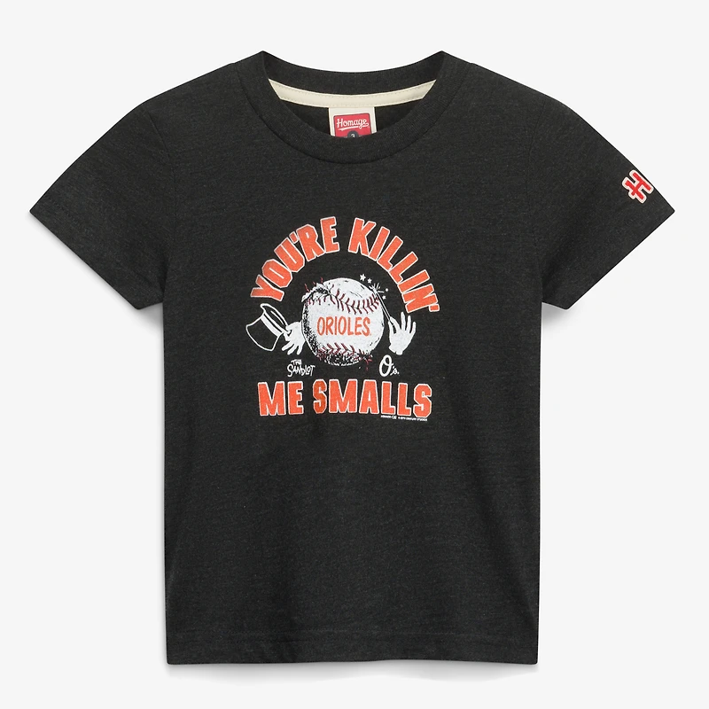 Toddler Homage Charcoal Baltimore Orioles x The Sandlot Tri-Blend T-Shirt