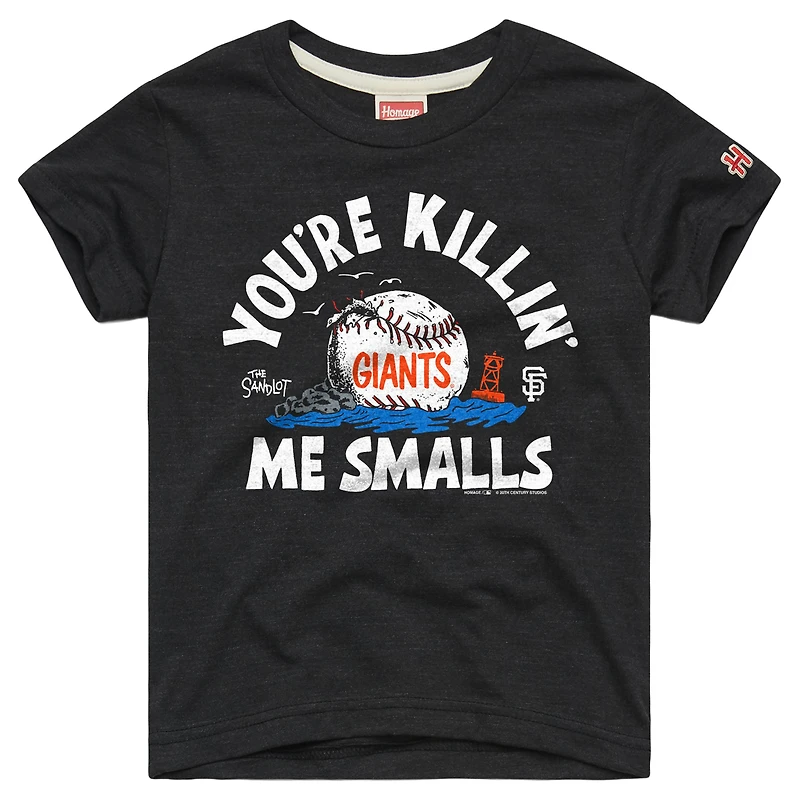 T-shirt pour tout-petit Hommage Charcoal San Francisco Giants x The Sandlot Tri-Blend