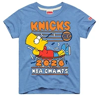 Toddler Homage Light Blue New York Knicks x The Simpsons 2026 NBA Finals Champions Tri-Blend T-Shirt