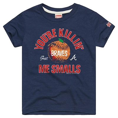Toddler Homage Navy Atlanta Braves x The Sandlot Tri-Blend T-Shirt