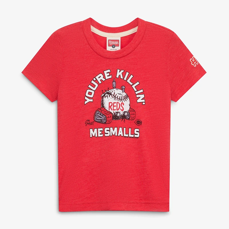 Toddler Homage Red Cincinnati Reds x The Sandlot Tri-Blend T-Shirt