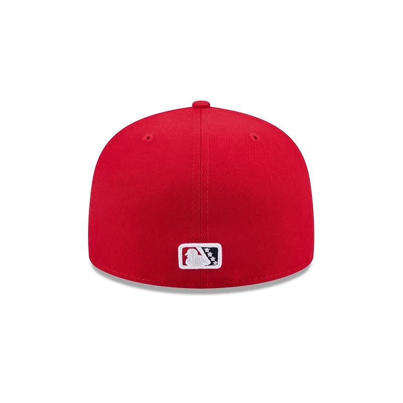 Casquette ajustée 59FIFTY pour homme New Era Red Toledo Mud Hens Theme Nights