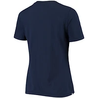 Women's Under Armour Navy Toledo Mud Hens Performance V-Neck T-Shirt