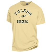 Men's ComfortWash Gold Toledo Rockets Arch Logo Garment Dyed T-Shirt