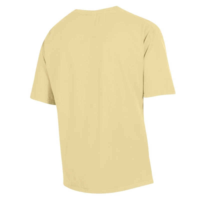 Men's ComfortWash Gold Toledo Rockets Arch Logo Garment Dyed T-Shirt