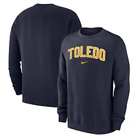 Sweat-shirt en molleton Nike Arch Club bleu marine pour homme Toledo Rockets