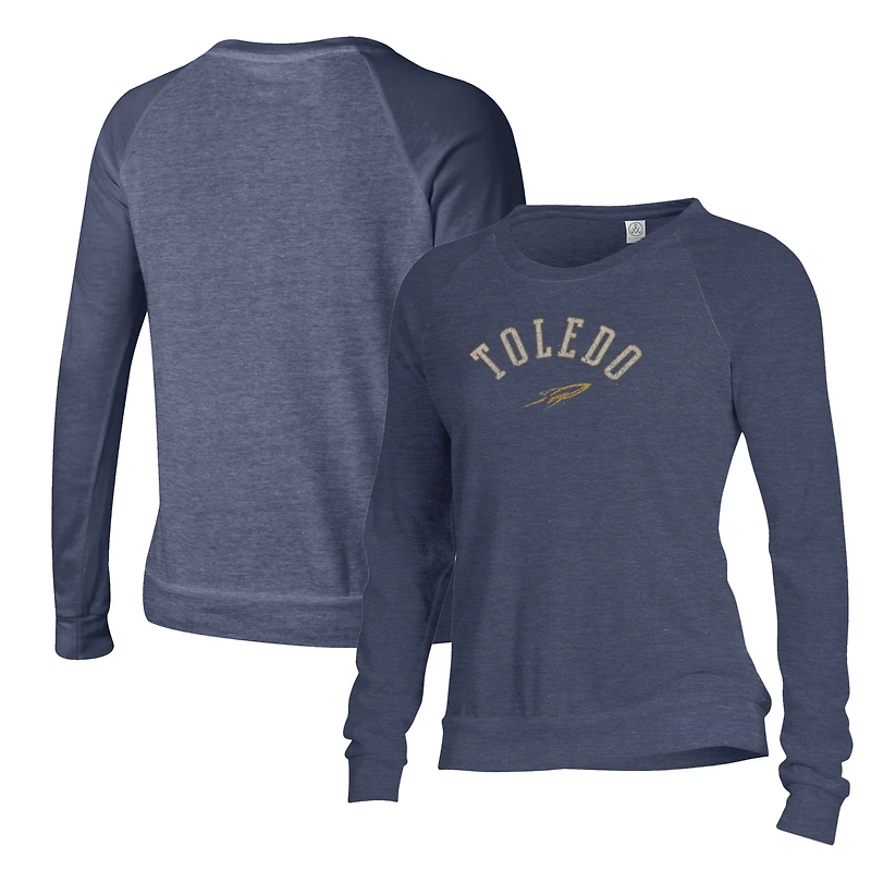 Sweat-shirt ample bleu marine des Rockets de Toledo pour femme
